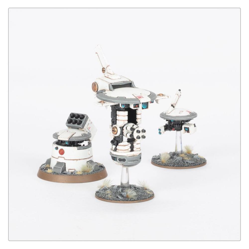 WARHAMMER 40k COMBAT PATROL T'AU EMPIRE PAINTED 8