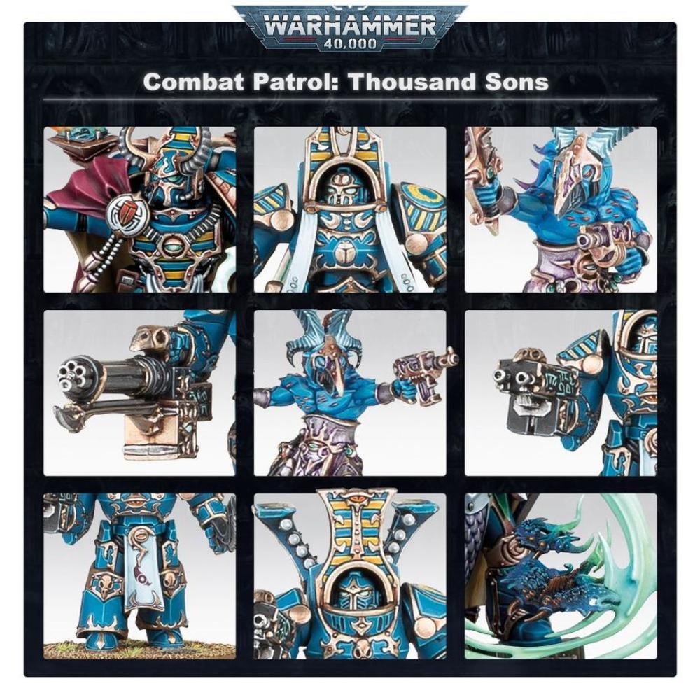 WARHAMMER 40k COMBAT PATROL THOUSAND SONS PAINTED 2