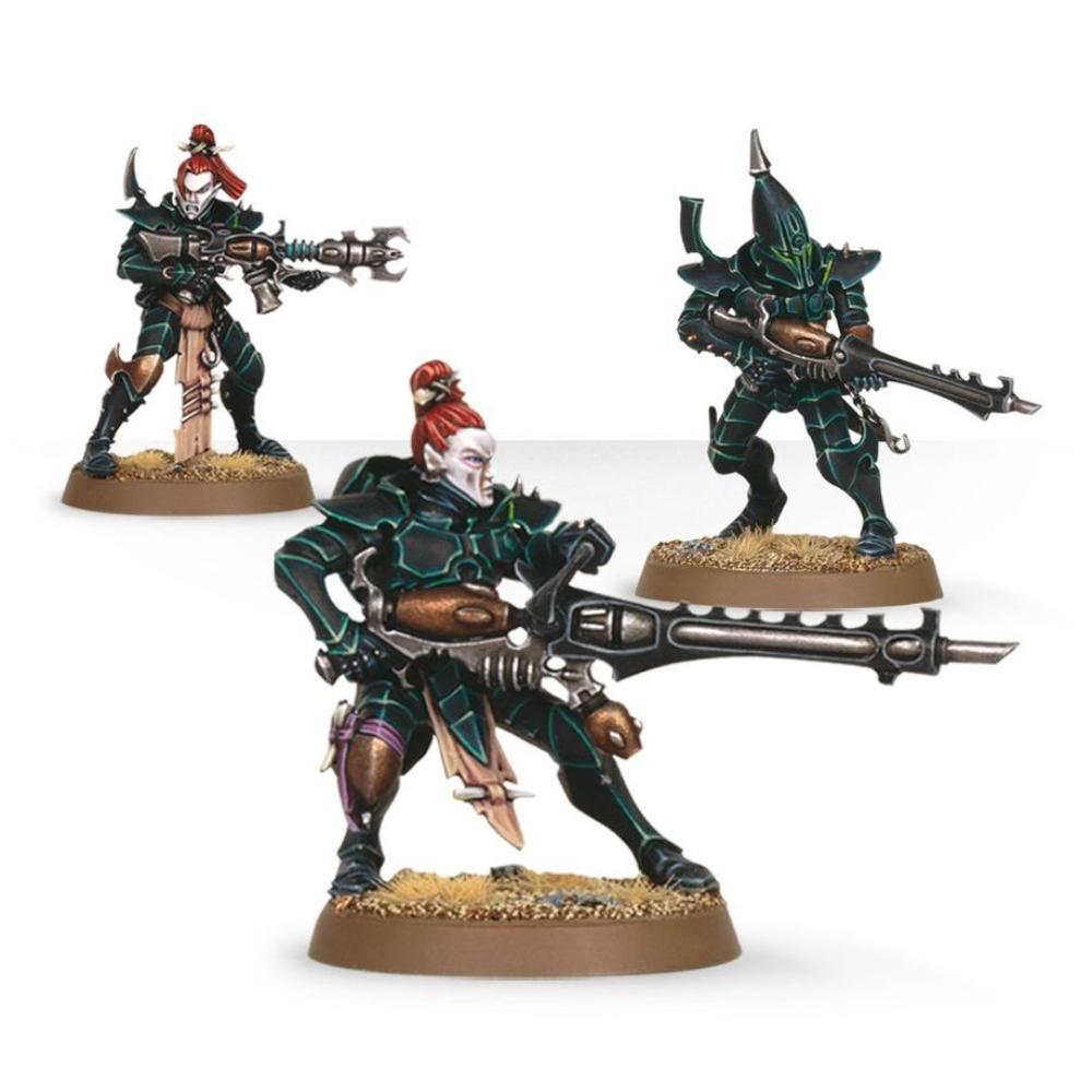 WARHAMMER 40k DRUKHARI KABALITE WARRIORS PAINTED 2