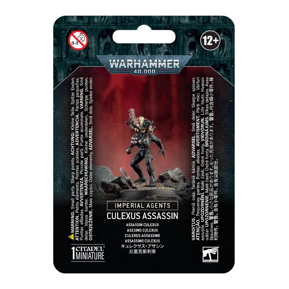 WARHAMMER 40k IMPERIAL AGENTS CULEXUS ASSASSIN PACKAGING