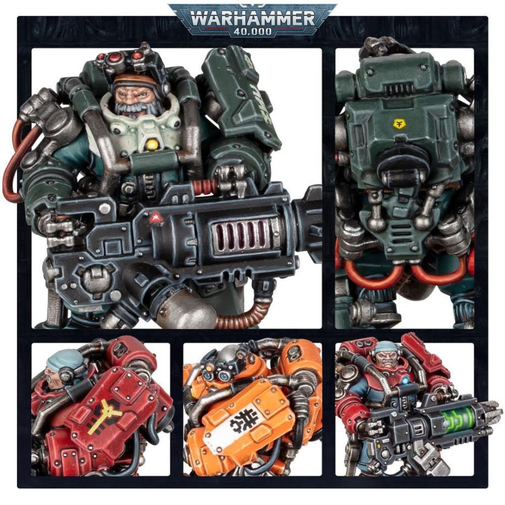 Warhammer 40k LEAGUES OF VOTANN Brôkhyr Thunderkyn Painted