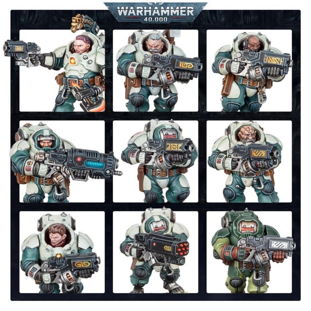 WARHAMMER 40k LEAGUES OF VOTANN HEARTHKYN WARRIORS PAINTED 2