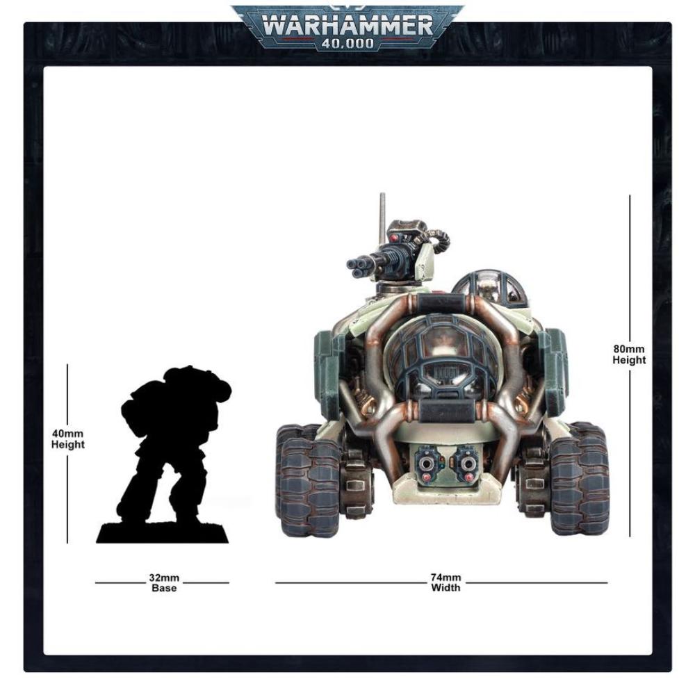 WARHAMMER 40k LEAGUES OF VOTANN SAGITAUR SCALE