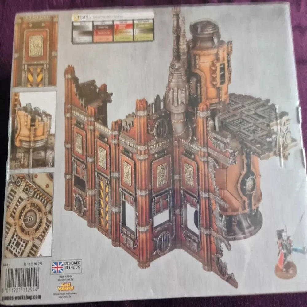 WARHAMMER 40k SECTOR MECHANICUS DERELICT FACTORUM BOX BACK
