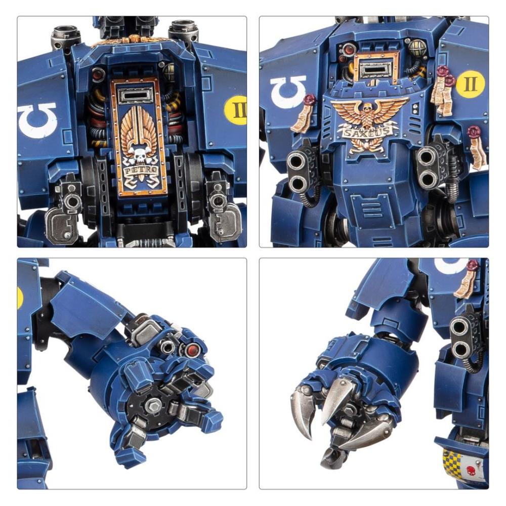 WARHAMMER 40k SPACE MARINES BRUTALIS DREADNOUGHT PAINTED