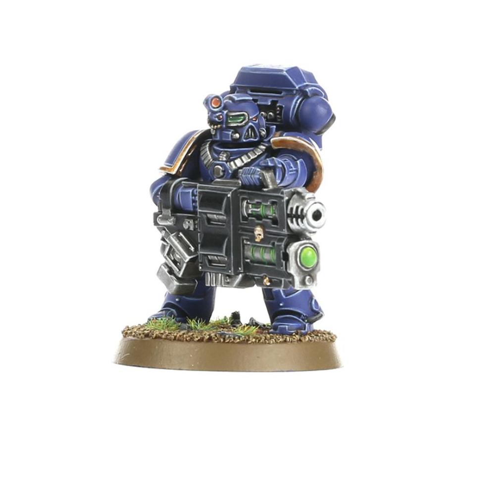 WARHAMMER 40k SPACE MARINES DEVASTATOR SQUAD PAINTED 5