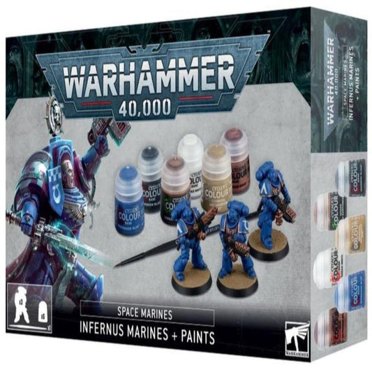 Warhammer 40k SPACE MARINES INFERNUS MARINES + Paints