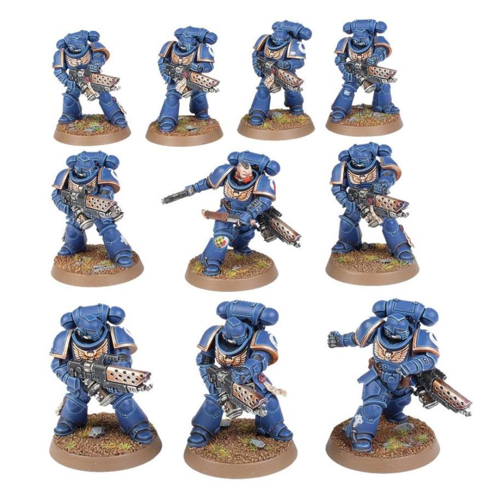 WARHAMMER40k SPACE MARINES INFERNUS SQUAD PAINTED 7