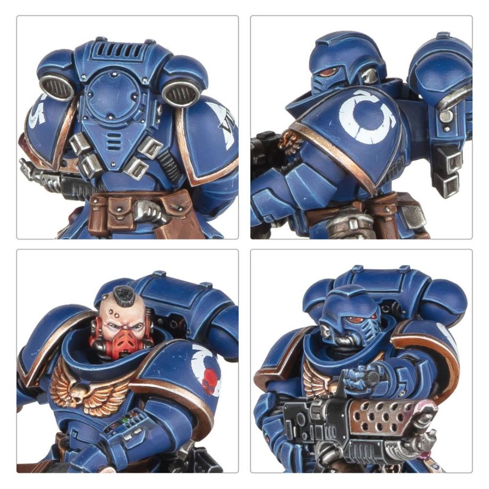 WARHAMMER40k SPACE MARINES INFERNUS SQUAD PAINTED