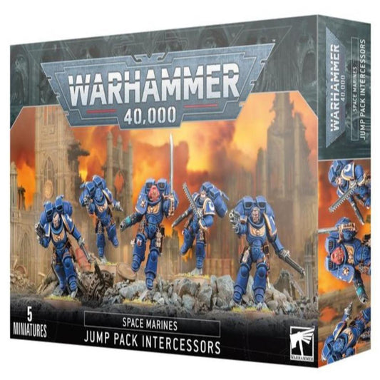 WARHAMMER 40k SPACE MARINES JUMP PACK INTERCESSORS BOX