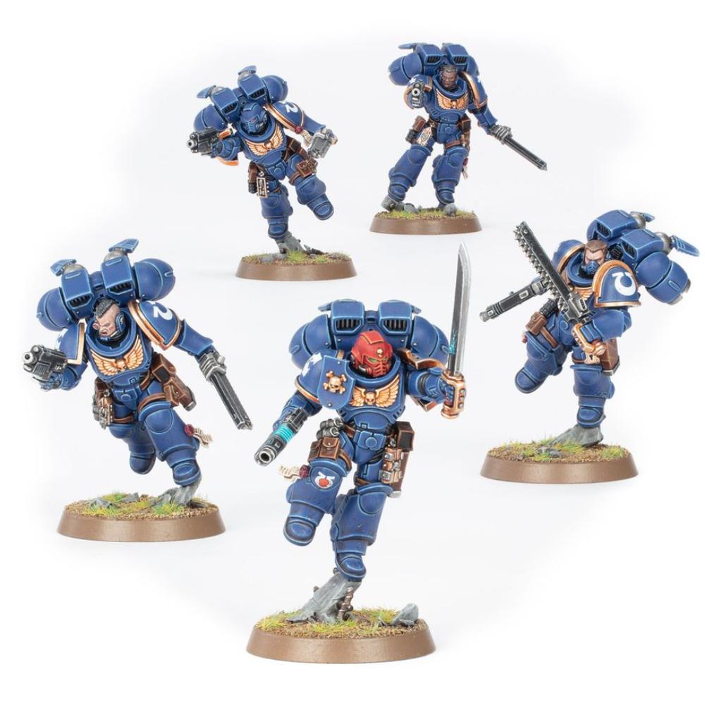 WARHAMMER 40k SPACE MARINES JUMP PACK INTERCESSORS PAINTED 5