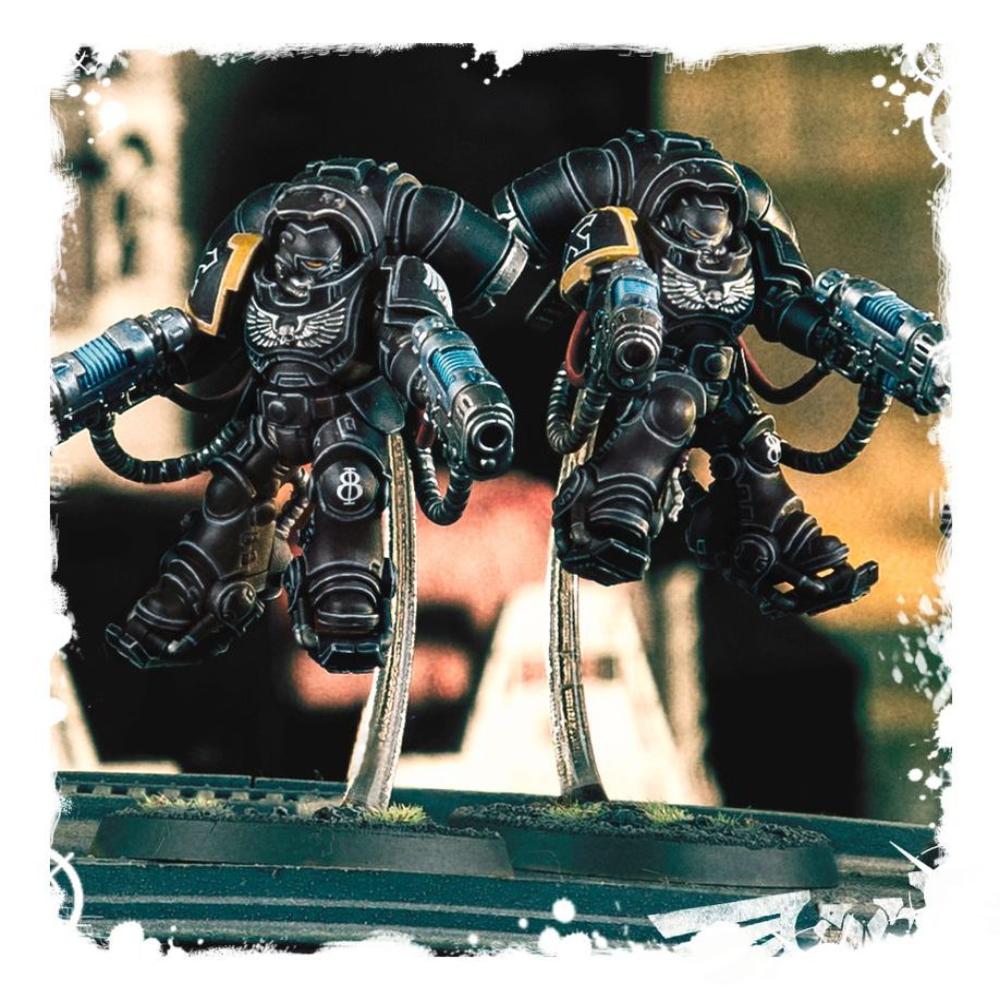 WARHAMMER 40k SPACE MARINES PRIMARIS INCEPTORS PAINTED