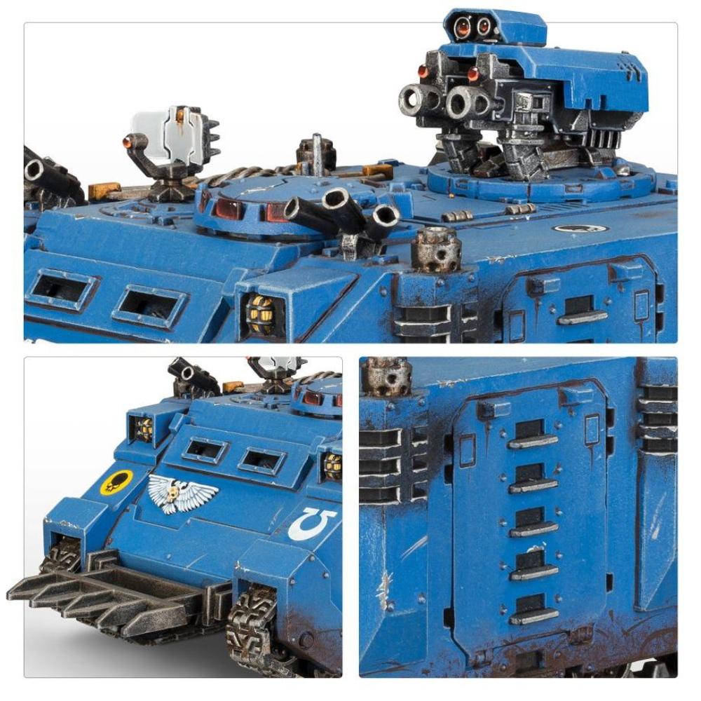 WARHAMMER 40k SPACE MARINES RAZORBACK PAINTED 6