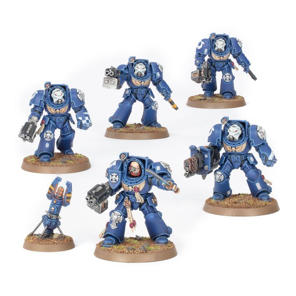 WARHAMMER 40k SPACE MARINES TERMINATOR SQUAD PAINTED 4