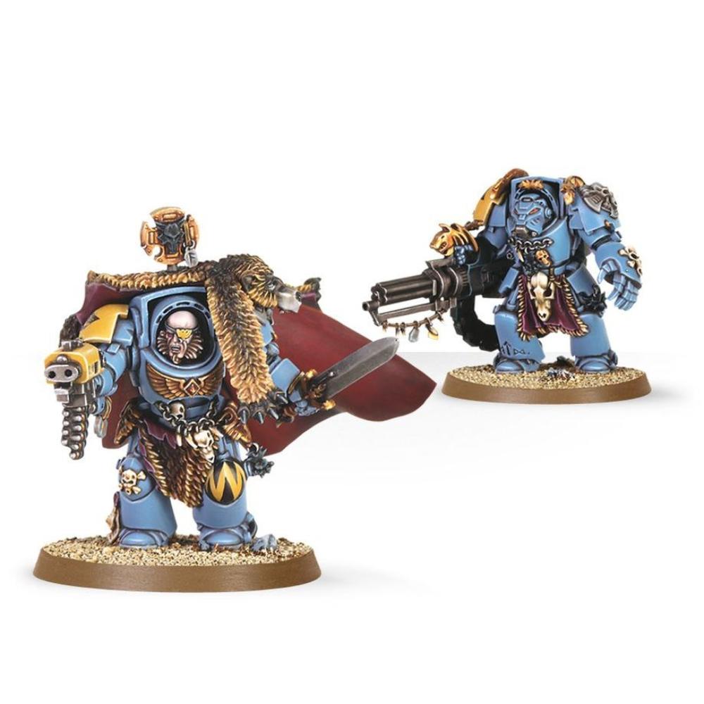 WARHAMMER 40k SPACE WOLVES WOLF GUARD TERMINATORS PAINTED 2