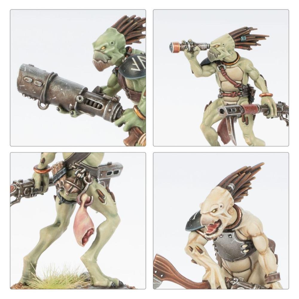 WARHAMMER 40k T'AU EMPIRE KROOT CARNIVORES PAINTED