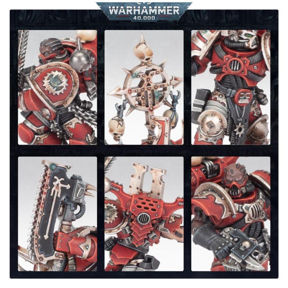 WARHAMMER 40k WORLD EATERS KHORNE BERZERKERS PAINTED