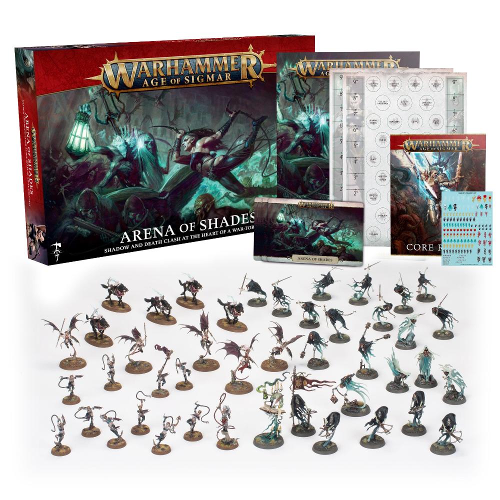 Warhammer Age Of Sigmar Arean Of Shades Box Front The Game Store