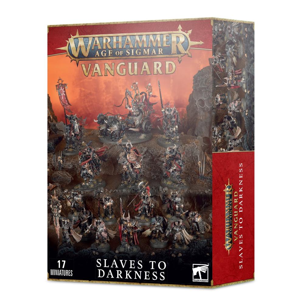 Warhammer Age Of Sigmar Vanguard Slaves To Darkness Box Front The Game Store
