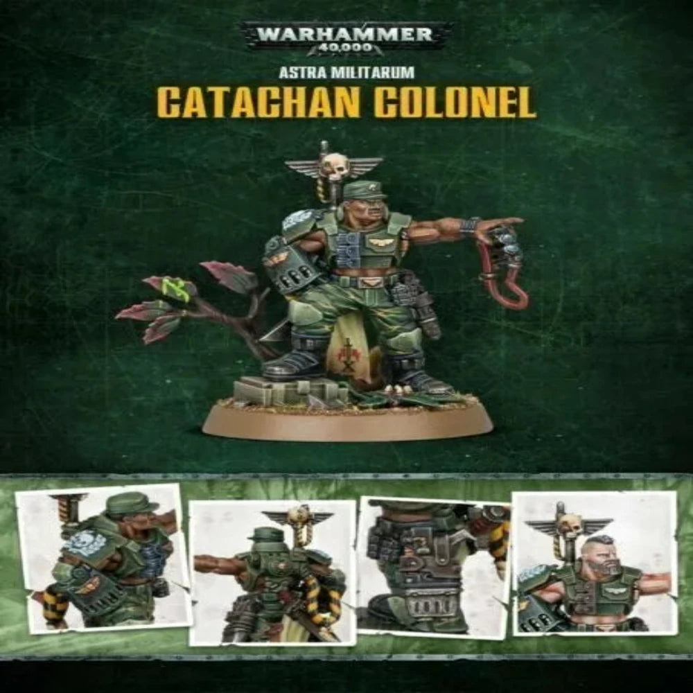 Warhammer 40K - Astra Militarum - Catachan Colonel - AB 1.- (Neu und originalverpackt) in Warhammer 40K - Astra Militarum - Catachan Colonel - AB 1.- (Neu und originalverpackt) in