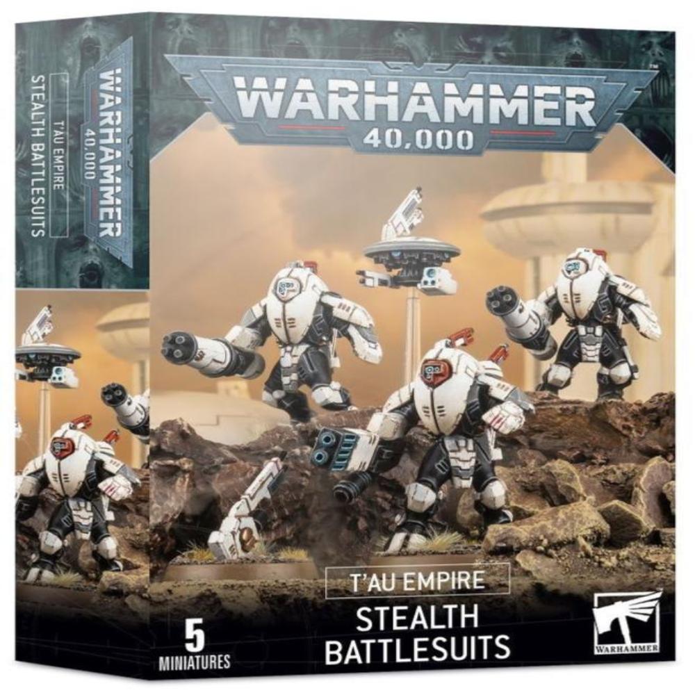 Warhammer: 40,000-T'Au Empire-XV25 Stealth Battlesuits