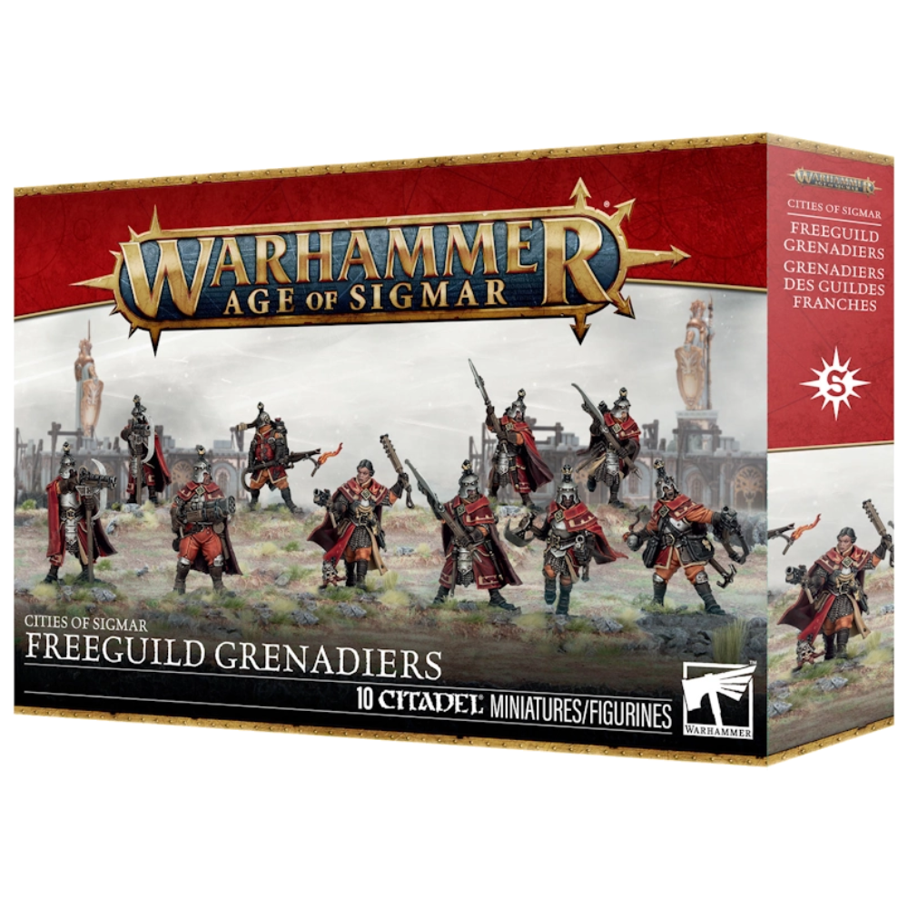 cities of sigmar freeguild grenadiers cavalry fantasy miniatures