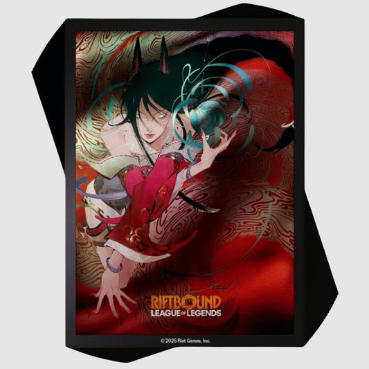 riftbound league legends card sleeves ahri 