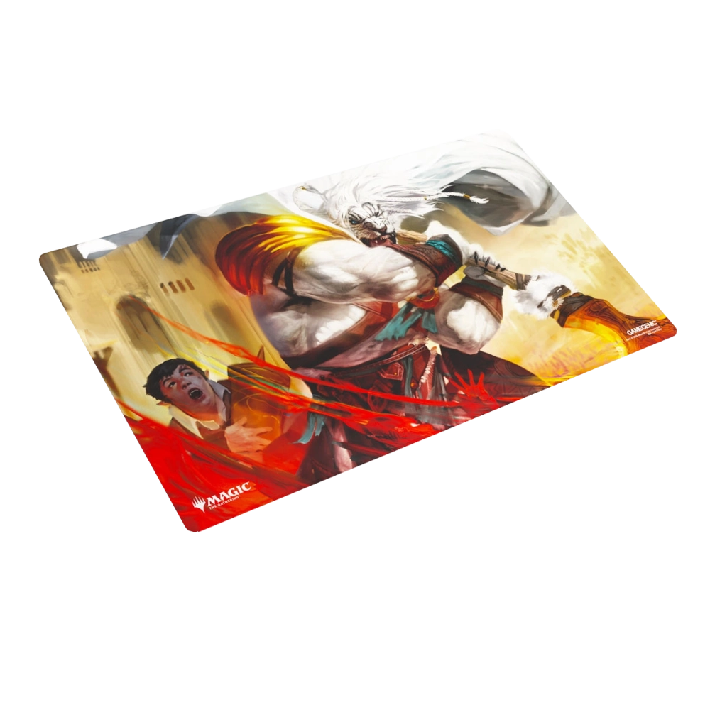 secrets strixhaven prime playmat ajani's response