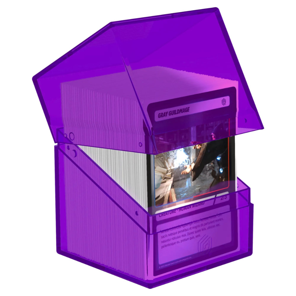 ultimate guard deck box amethyst purple
