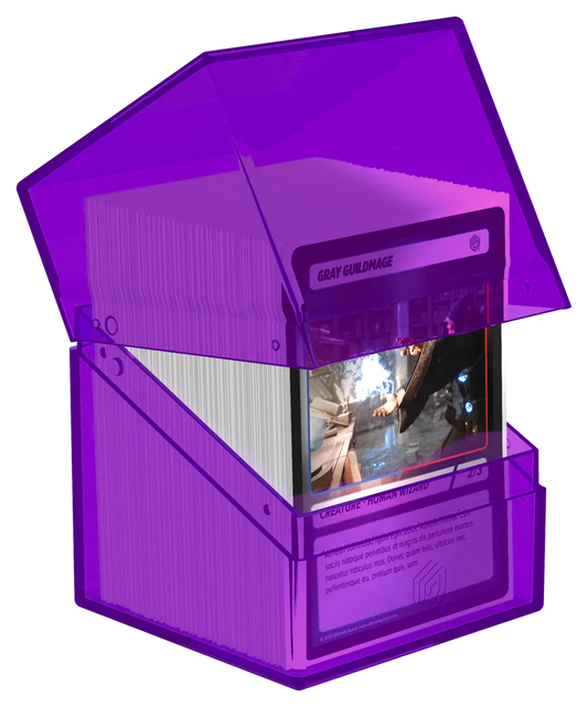 ultimate guard deck box amethyst purple
