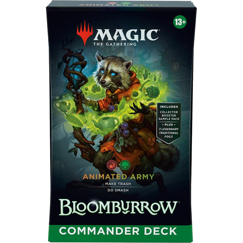 mtg magic gathering commander deck bloomburrow animated army