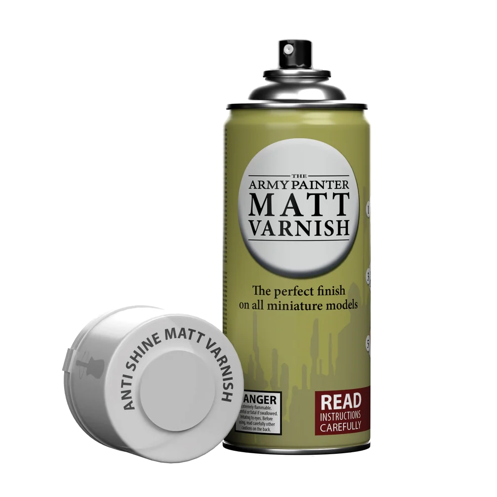 army painter matt varnish spray finish