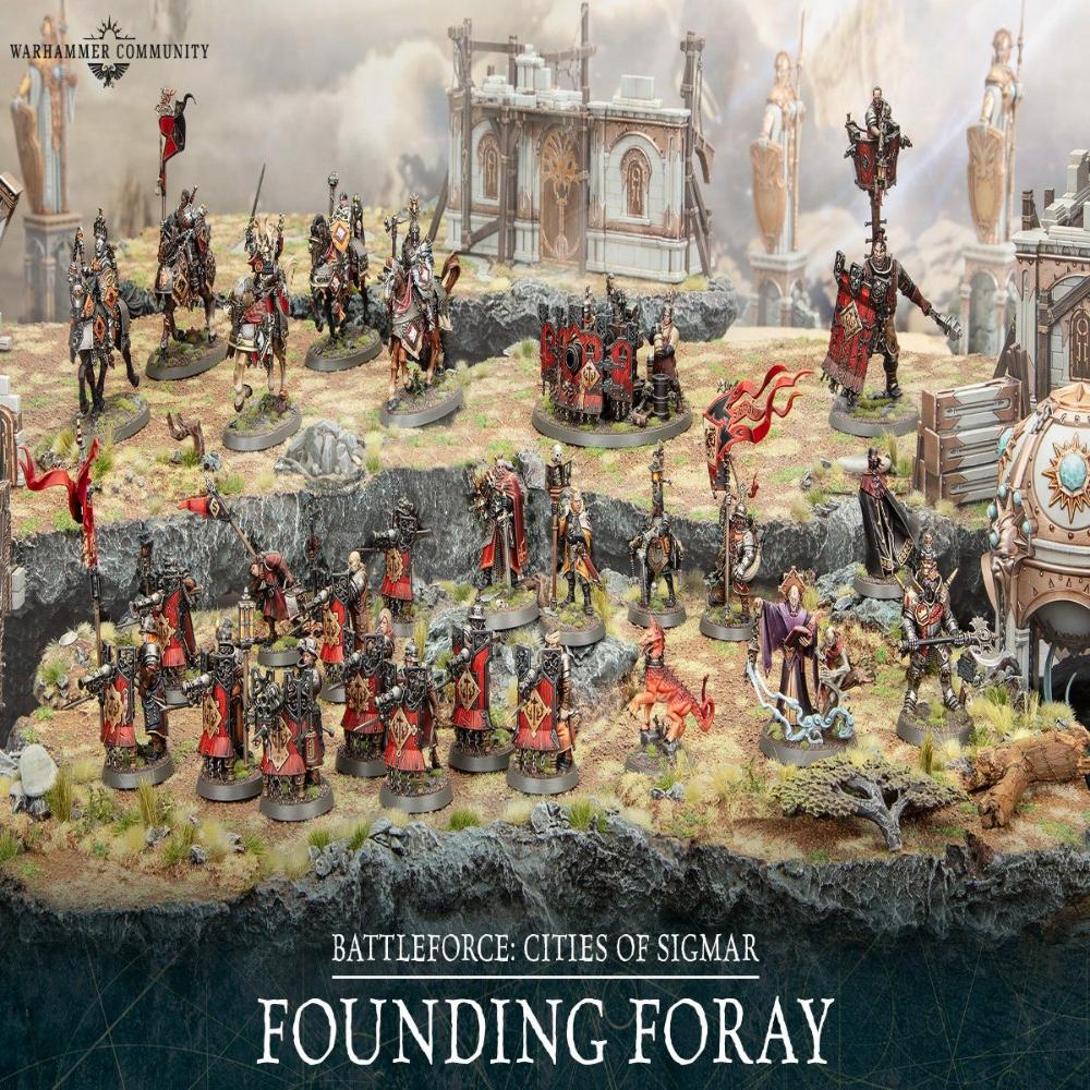 warhammer age of Sigmar battleforce cities of sigmar founding foray citadel miniatures
