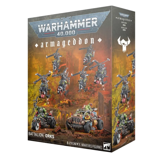 warhammer 40k armegeddon battalion orks games workshop