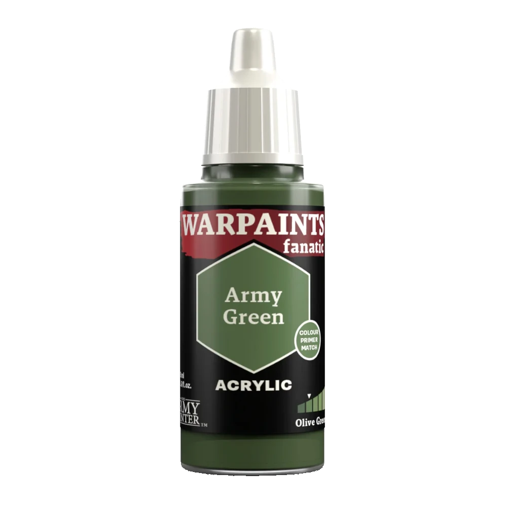 army painter warpaints fanatic paint acrylic army green