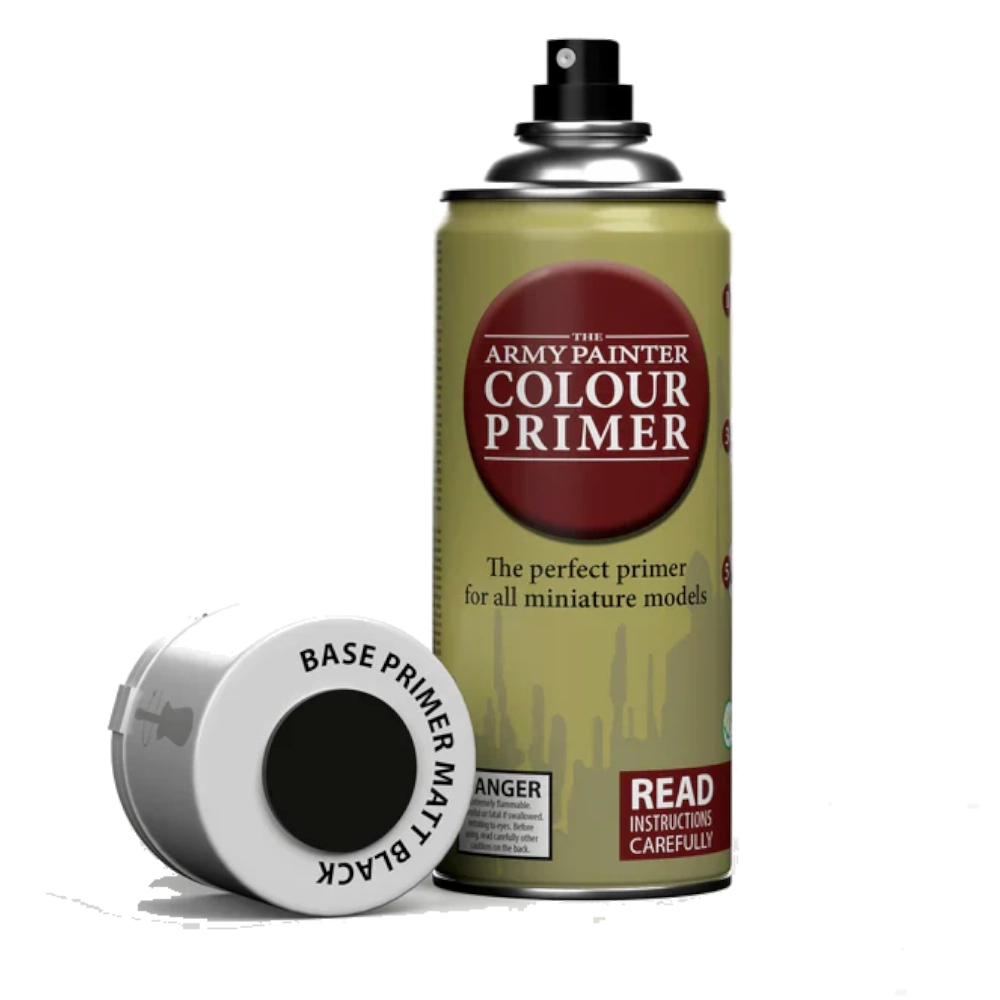 army painter colour primer matte black color paint