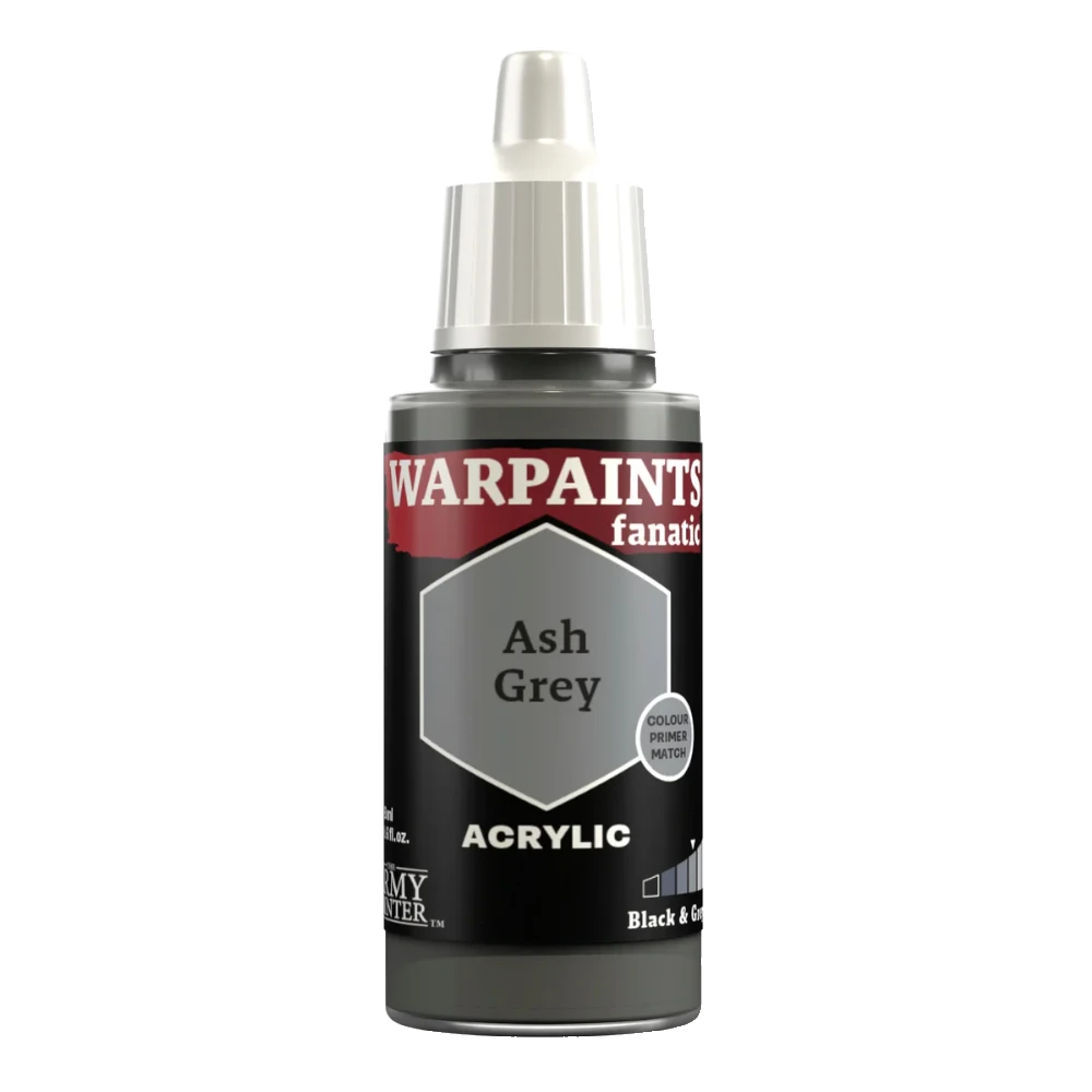 army painter warpaints fanatic paint acrylic ash grey