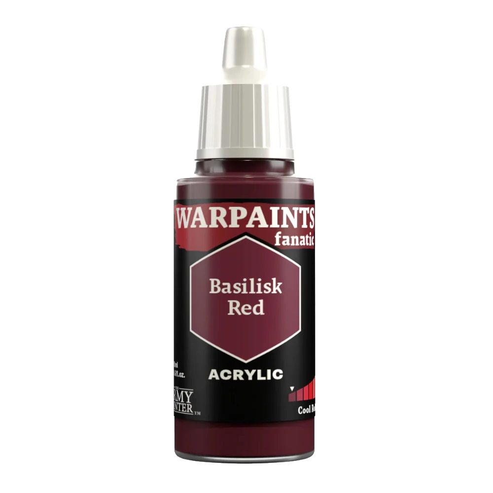 army painter warpaints fanatic basilisk red acrylic paint