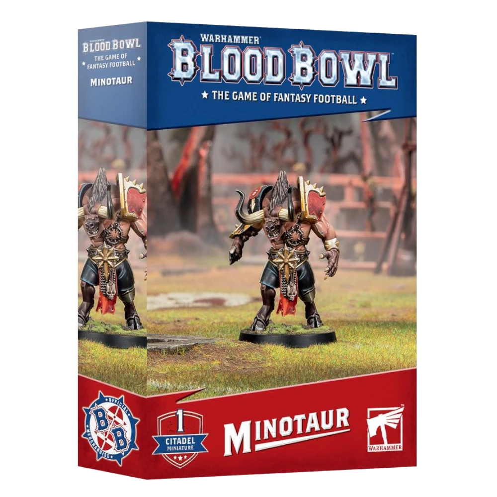 warhammer blood bowl minotaur citadel miniature