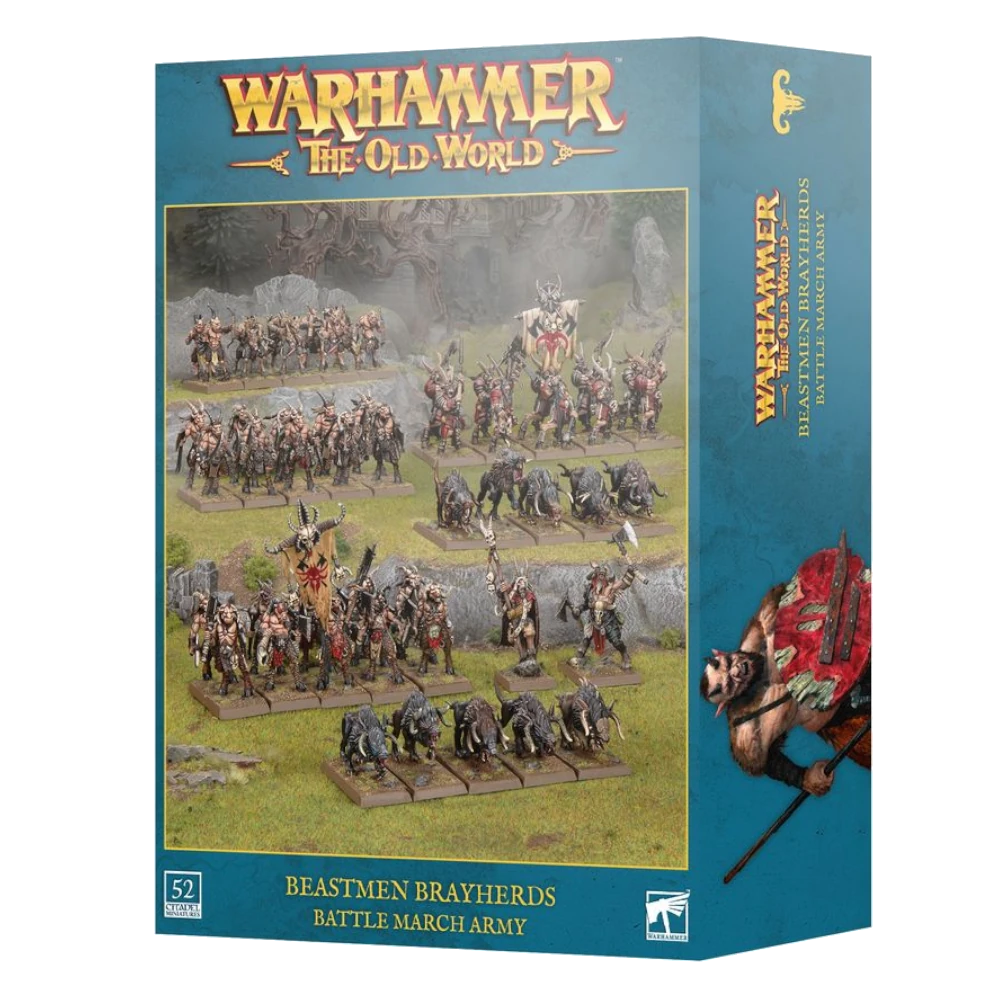 warhammer the old world beastman brayherds battle march army