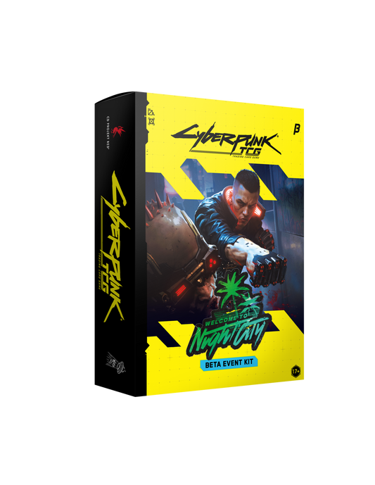cyberpunk tcg welcome night city beta event kit
