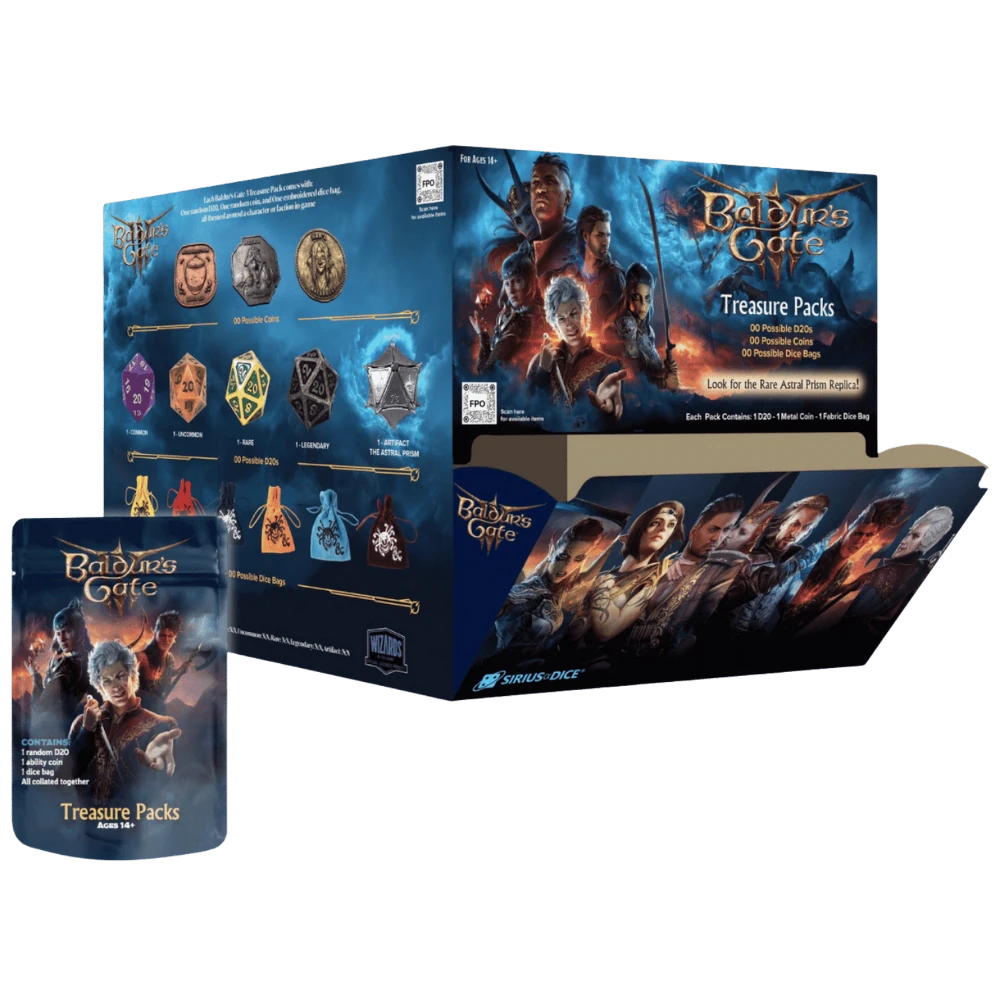 baldurs gate treasure packs mystery dice coin bag