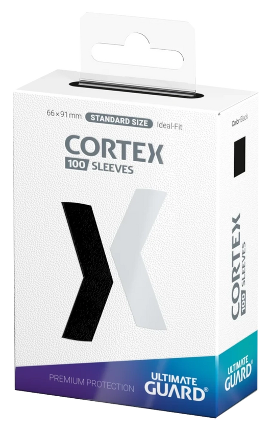 cortex ultimate guard black card sleeves