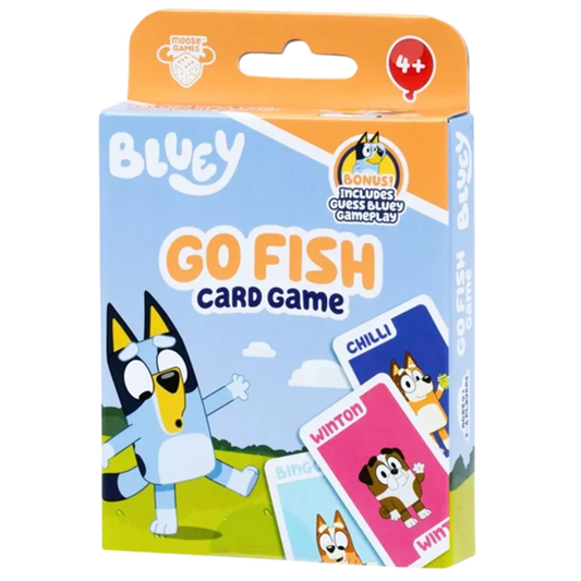 bluey go fish card game moose