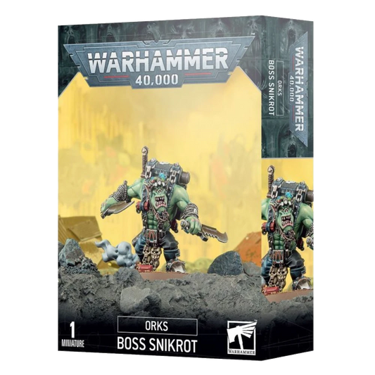 warhammer 40000 orks boss snikrot citadel miniatures