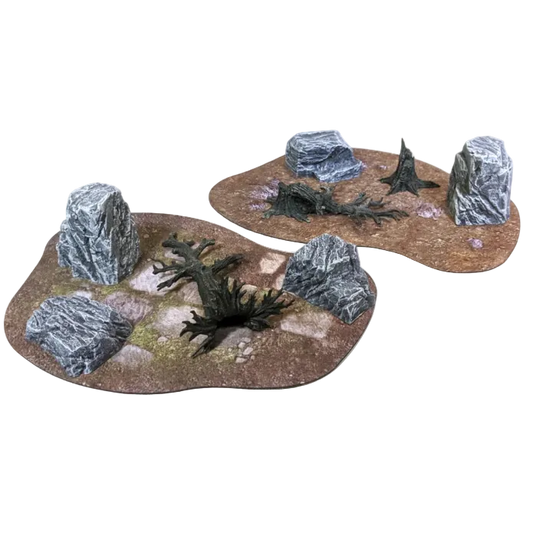 monster scenery broken ground miniature game