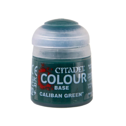 citadel colour color base caliban green paint miniature