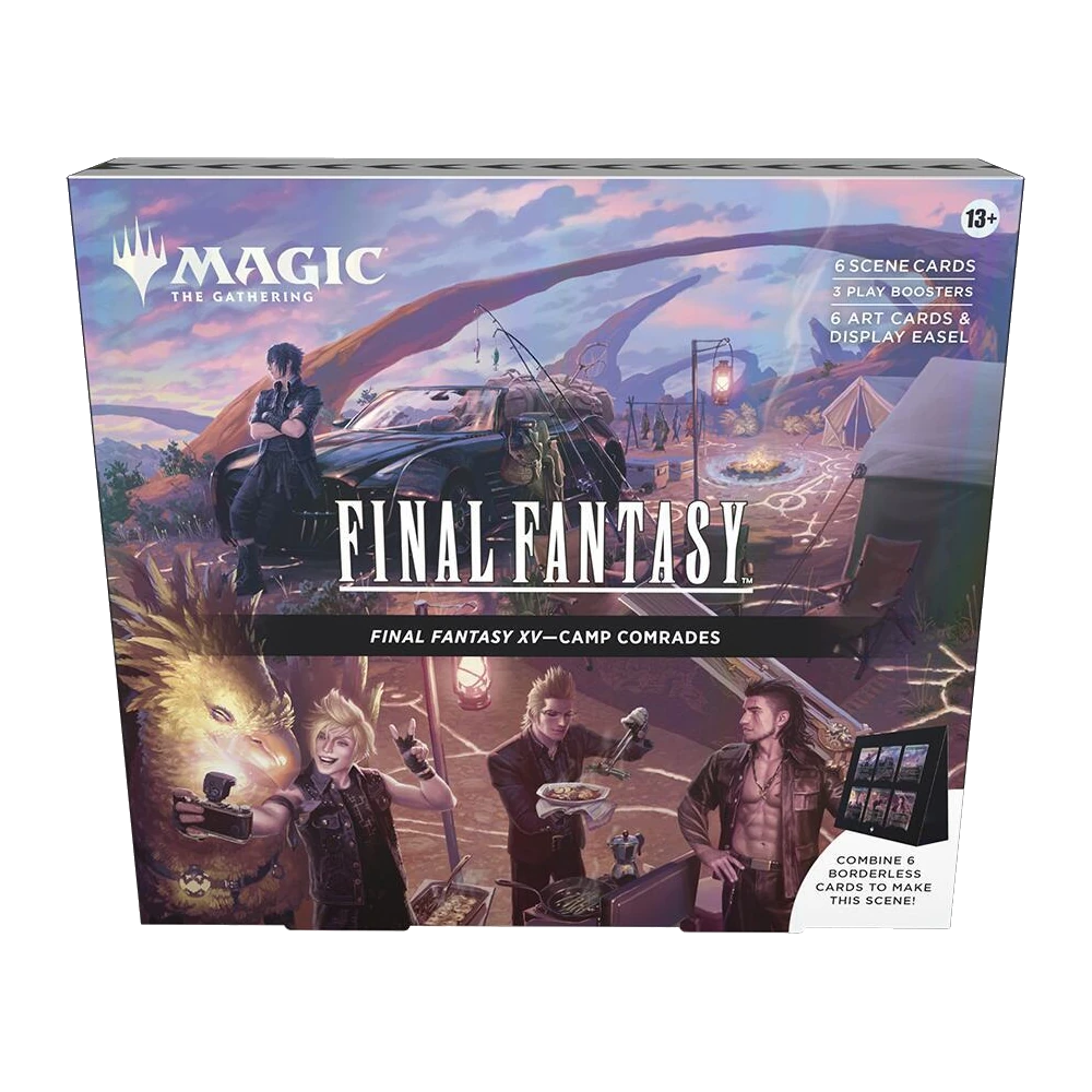 magic gathering final fantasy camp comrades art cards