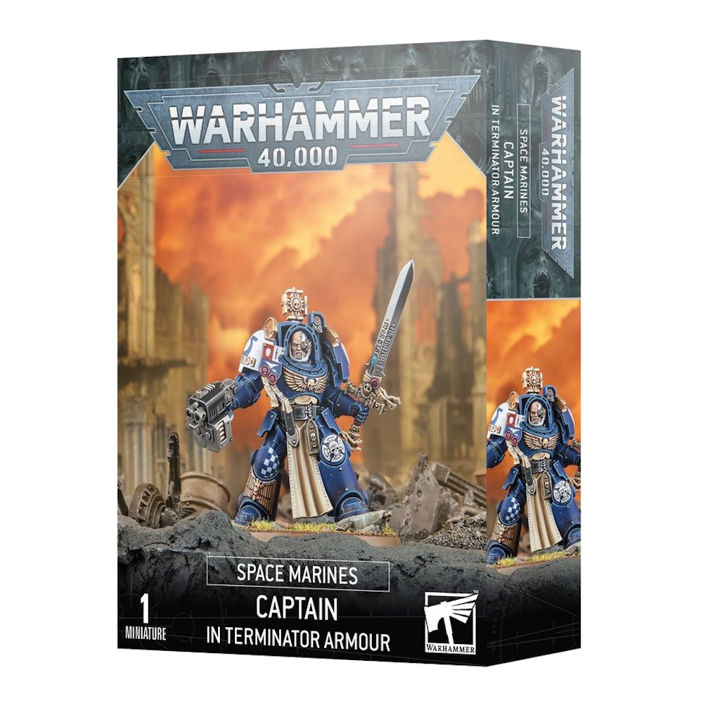 warhammer 40k space marines captain in terminator armour