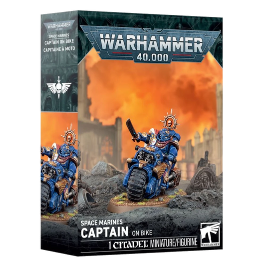 warhammer 40k space marines captain on bike citadel